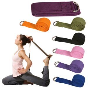 Sport Yoga Stretch Strap Belt Gym Waist Leg Fitness Adjustable Belt